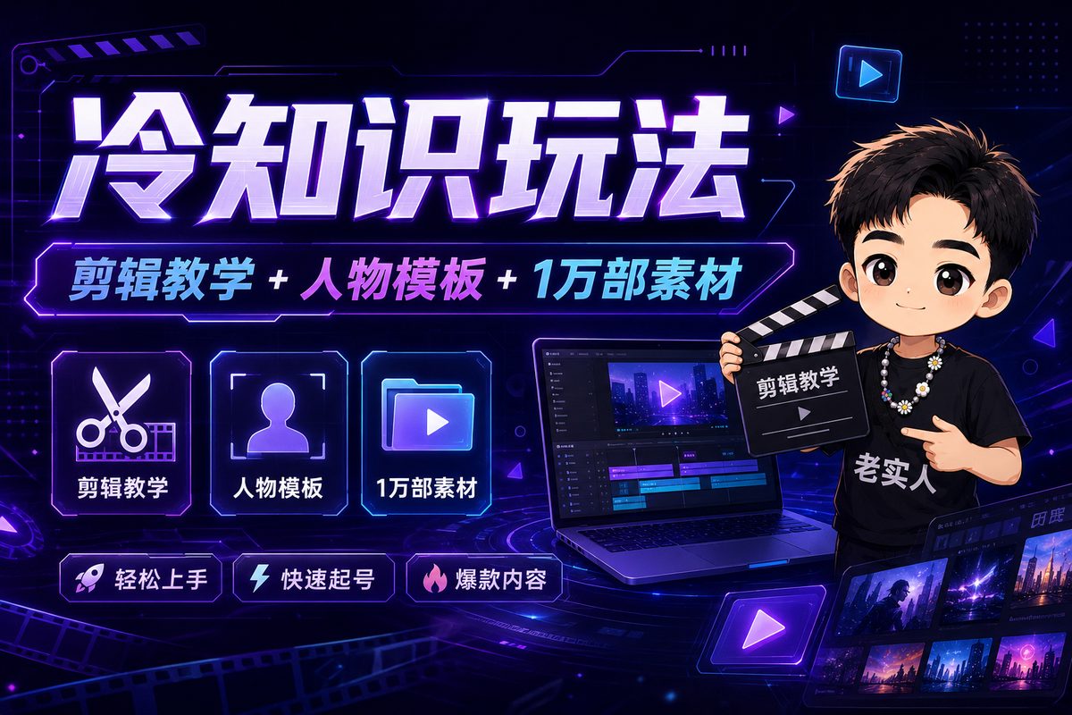 冷知识玩法剪辑教学素材