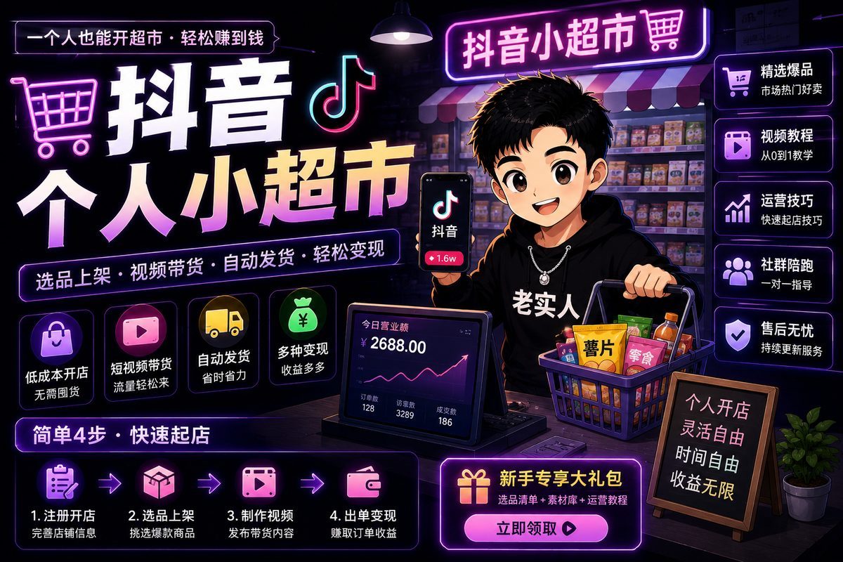 抖音个人小超市