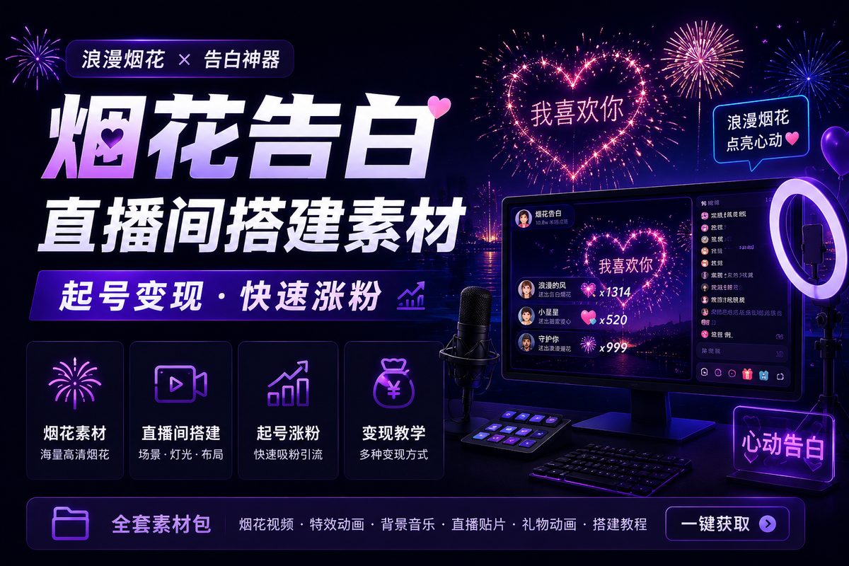 烟花告白直播间