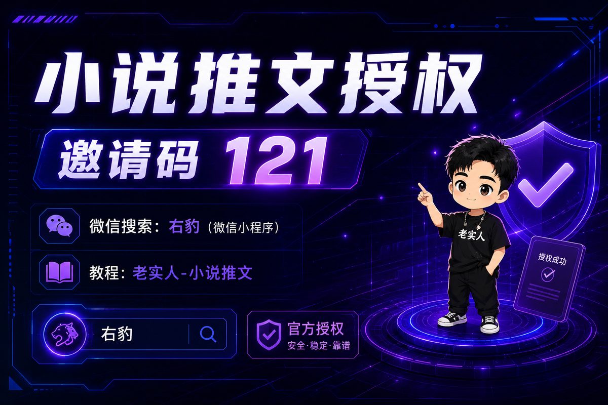 小说推文授权