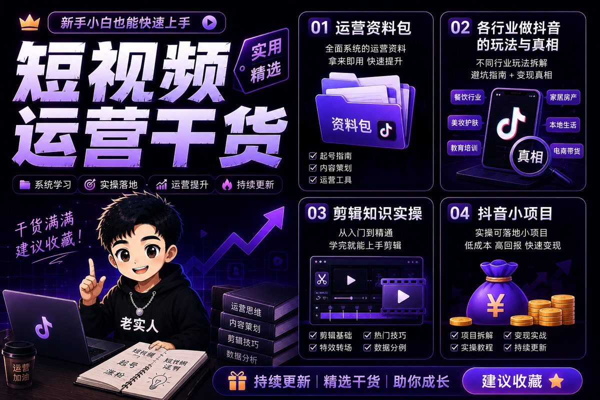短视频运营干货合集