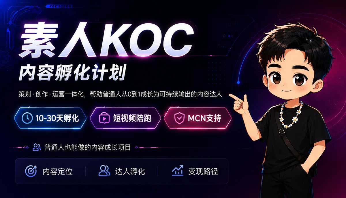 素人KOC内容孵化计划